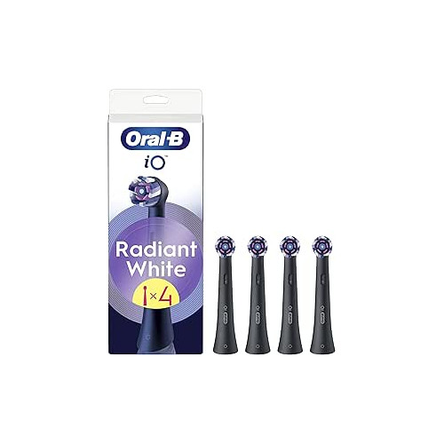 ORAL B RECAMBIO RADIANT WHITE IO 4 UDS NEGRO