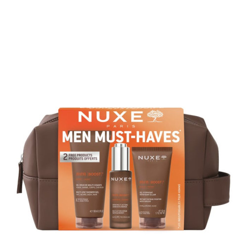 NUXE MEN COFRET GEL DUCHA+GEL HIDRATANTE+SERUM MUTIFUNCION