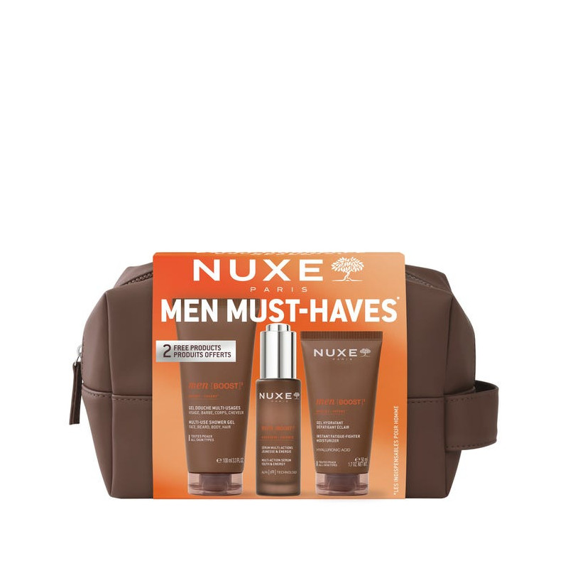 NUXE MEN COFRET GEL DUCHA+GEL HIDRATANTE+SERUM MUTIFUNCION