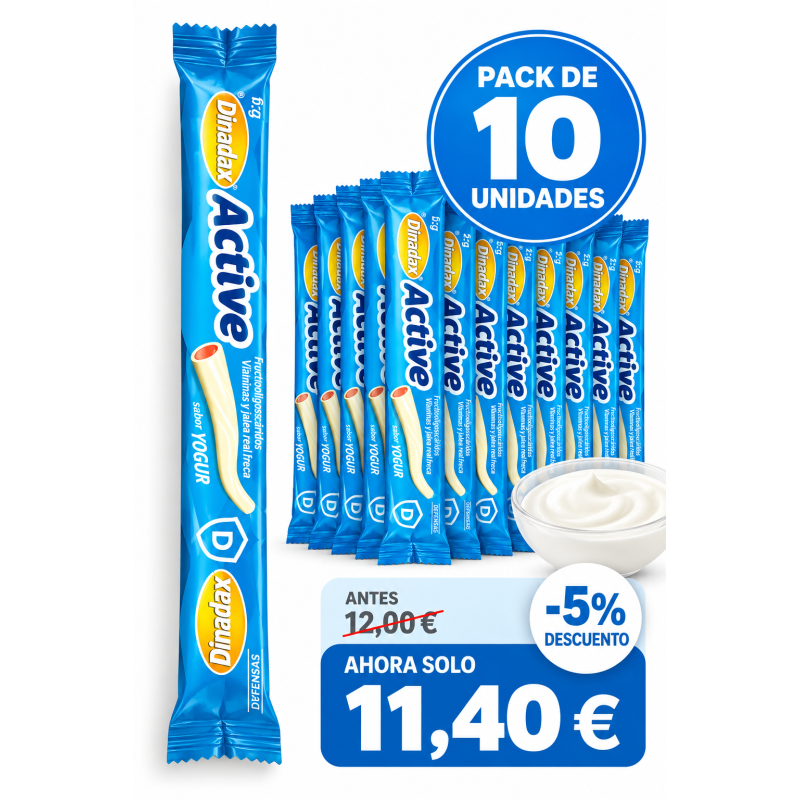 DINADAX ACTIVE BARRITAS 10 UN