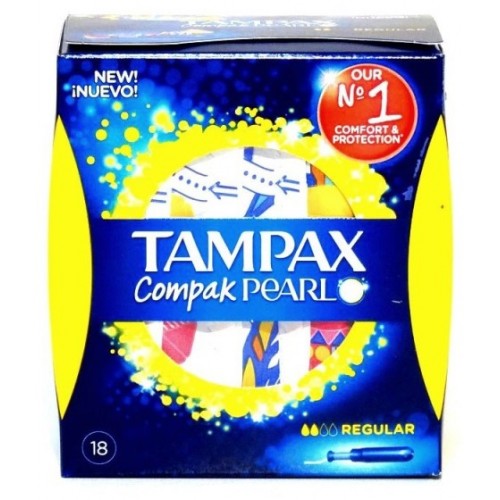TAMPAX COMPACK PEARL REGULAR18