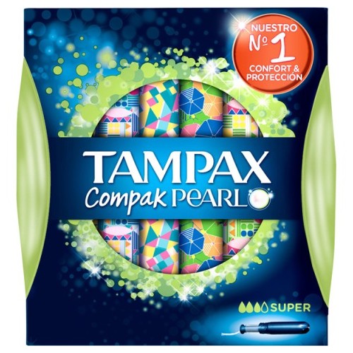 TAMPAX COMPACK PEARL SUPER 18