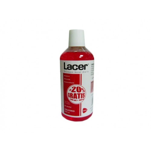 LACER COLUTORIO SIN ALCOHOL 600 ML