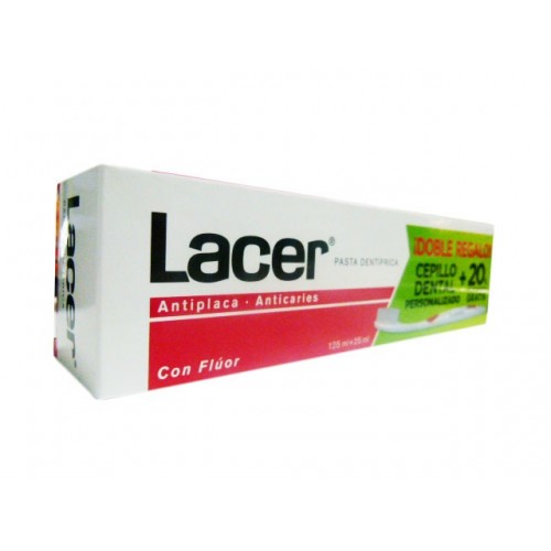 LACER FLUOR PASTA 125 ML+25ML 20% GRATIS