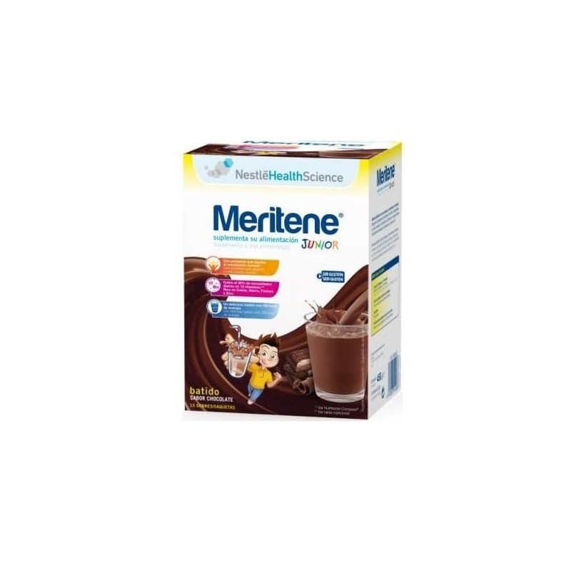 MERITENE JUNIOR  CHOCOLATE 15 SOBRES
