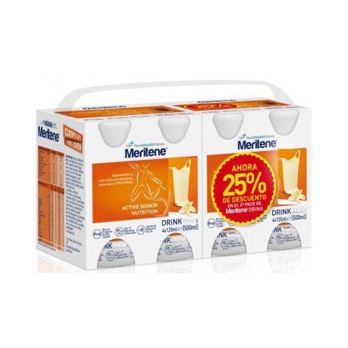 MERITENE PACK DRINK VAINILLA 8X125ML
