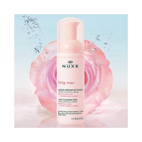 NUXE VERY ROSE MOUSSE SUAVE LIMPIADORA 150ML