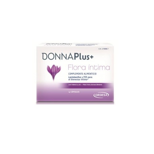 DONNAPLUS+ FLORA INTIMA 14CAP