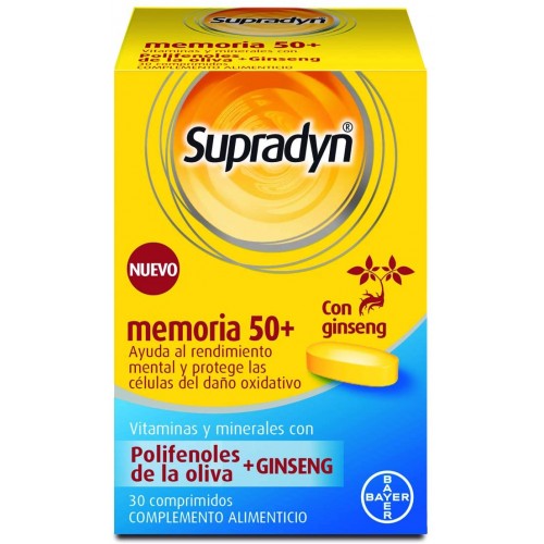 SUPRADYN MEMORIA 50+ 30 COMPRIMIDOS