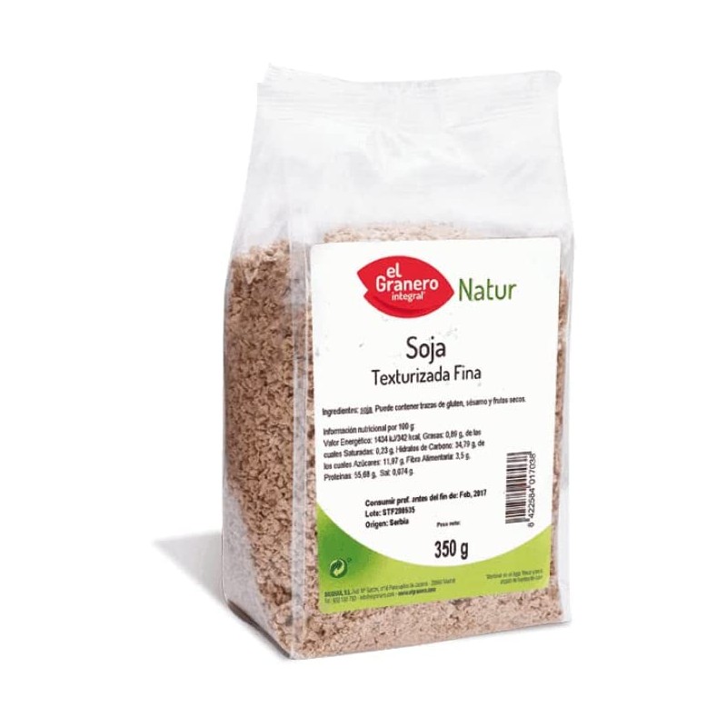 SOJA TEXTURIZADA FINA 350G NATUR EL GRANERO