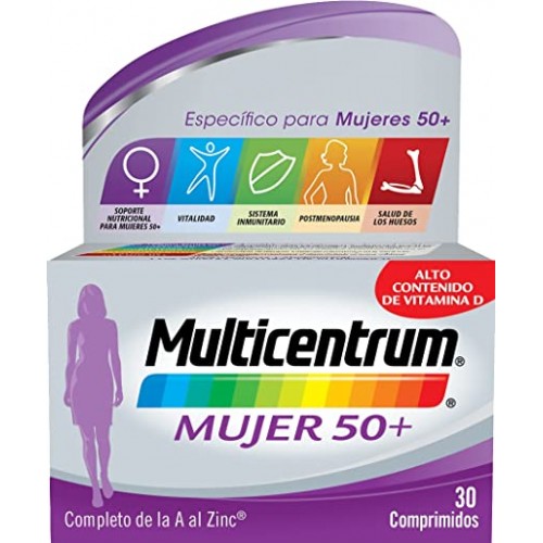 MULTICENTRUM MUJER 50+ 30 Comp