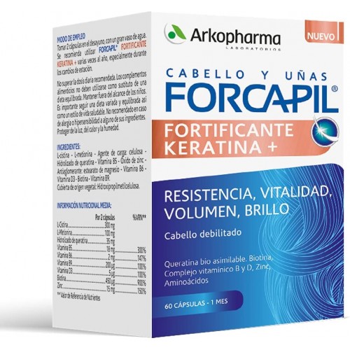 FORCAPIL FORTIFICANTE KERATINA 60 CAPS.