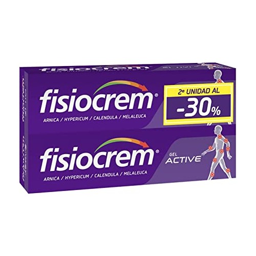 FISIOCREM GEL ACTIVE 60ML DUPLO 2ª UD 30%DTO