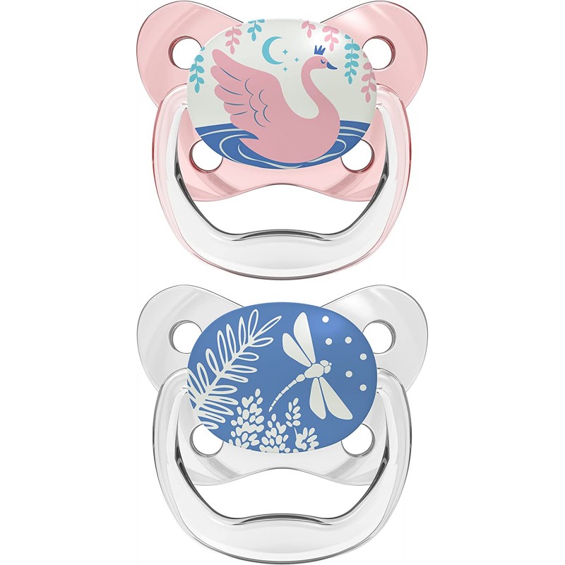 DR BROWNS CHUPETE SILI NOCT PREVENT 0-6 2U ROSA