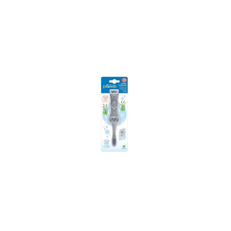 DR BROWNS CEPILLO DENTAL INFANTIL NUTRIA 1-4