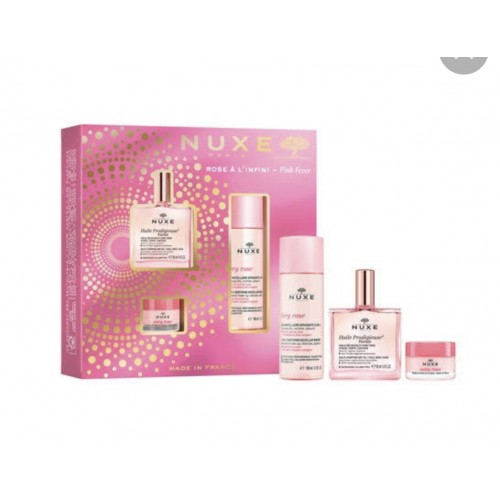 NUXE COFRE HUILE FLORAL 50ML + CR HIDRA + LABIAL
