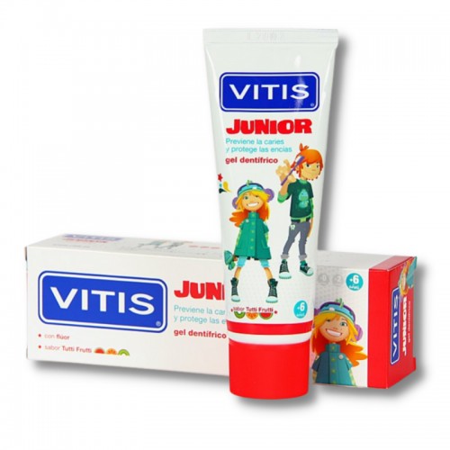 VITIS GEL DENTIFRICO JUNIOR 75 ML SABOR TUTI-FRU