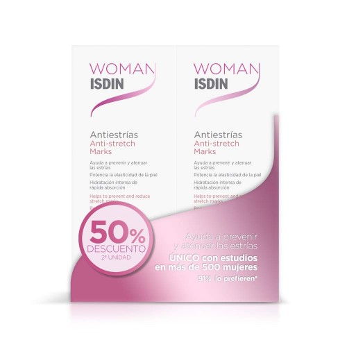 ISDIN WOMAN ANTIESTRIAS 250ML DUPLO 2ªUD 50%DTO