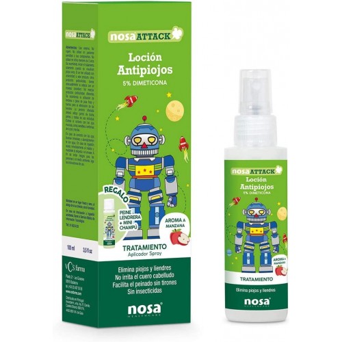 NOSA ATTACK LOCION 5% DIMETICONA ANTIPIOJOS 1 EN