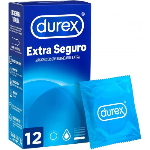 DUREX PRESERVATIVO EXTRA SEGURO 12 UDS