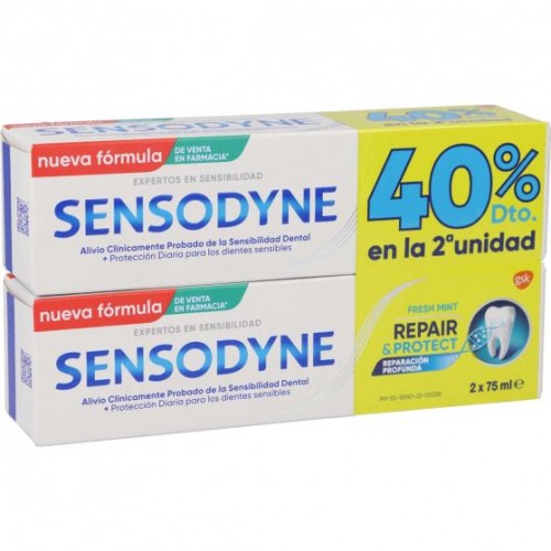 SENSODYNE REPAIR & PROTECT DUPLO 2ª UD 40% DTO