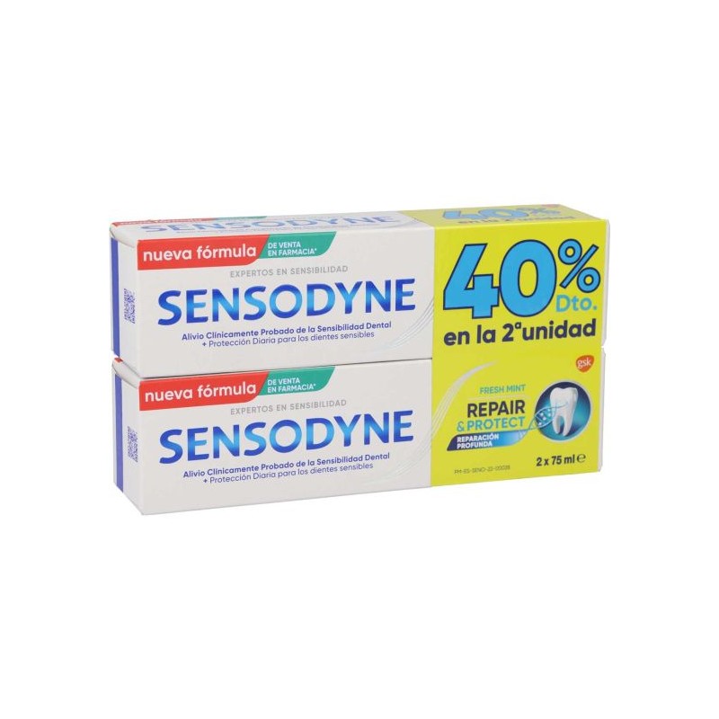 SENSODYNE REPAIR & PROTECT DUPLO 2ª UD 40% DTO