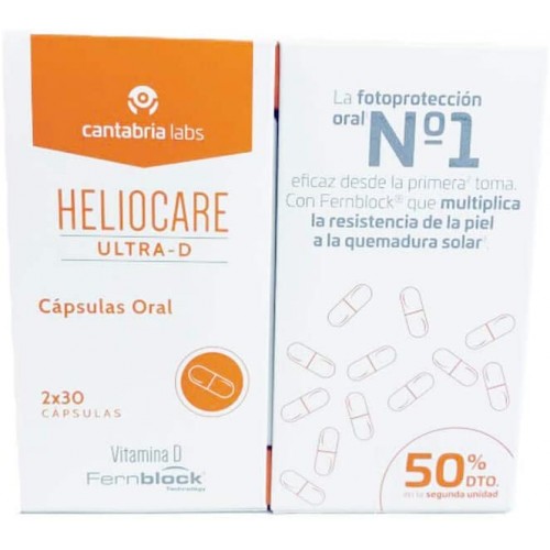 HELIOCARE ULTRA D CAPS PACK 2ªUD 40%DTO 2X30UD