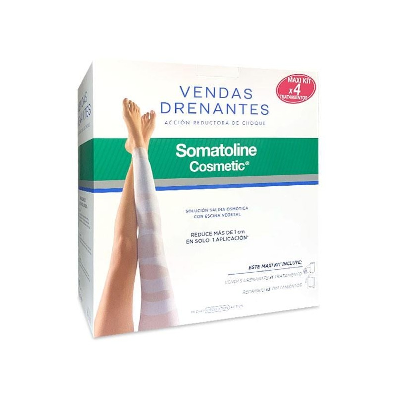SOMATOLINE MAXI KIT VENDAS REDUCTO DRENAN 8X70ML