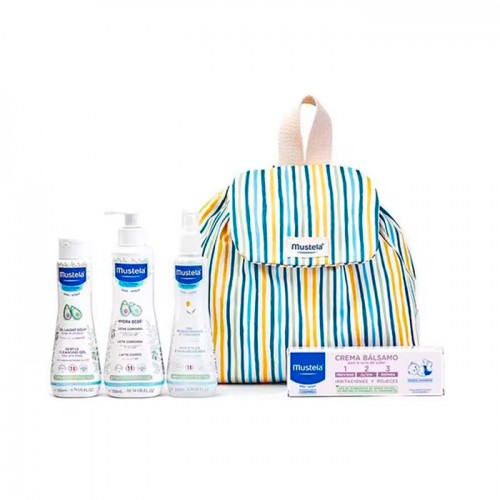 MUSTELA BOLSA MOCHILA MOMENTS RAYAS