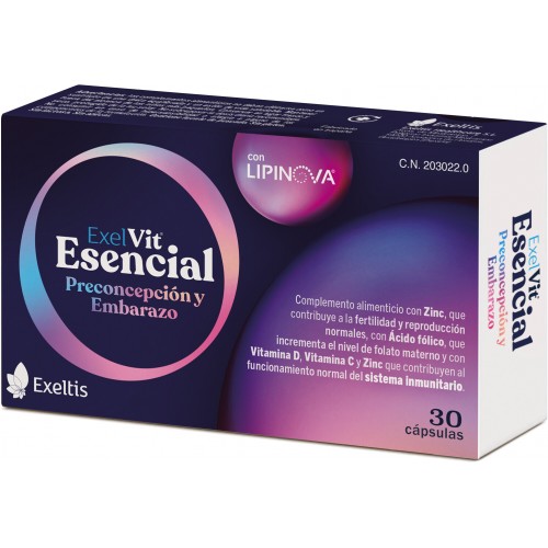 EXELVIT ESENCIAL EMBARAZO Y  PRECONCEPCI 30 CAPS
