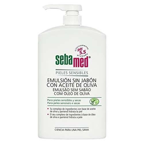 SEBA MED EMULSION SI JABON ACEITE OLIVA 750 ML