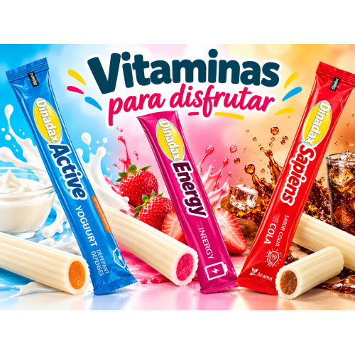 Vitaminas para disfrutar | Dinadax | VITAMINAS EN FORMATOS CHUCHERÍAS